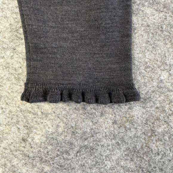 MarcCain Gray Women’s Virgin Wool Blend Lace Detail Cardigan Size 6 - Picture 10 of 14